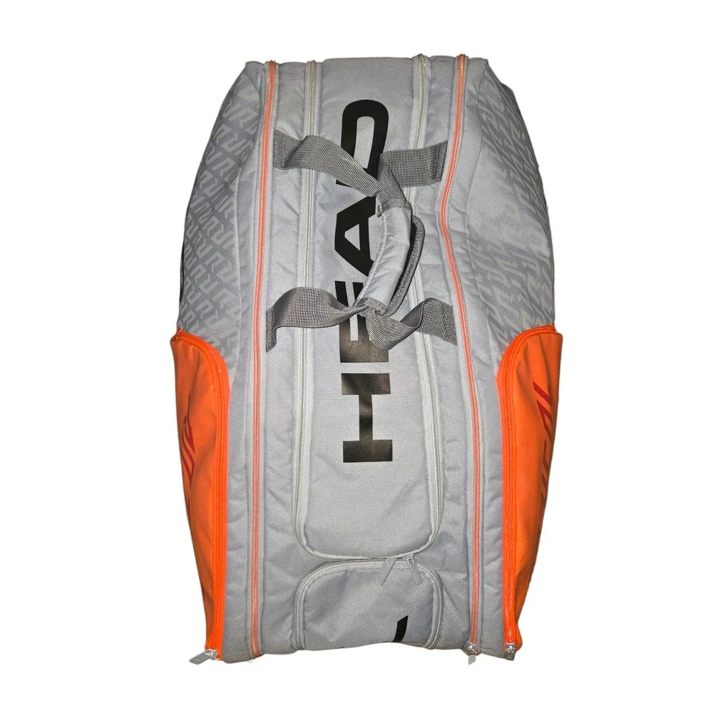 Head Radical 12R Monstercombi Tennis Bag Unisex OS Grey Orange Lg Capacity CCC+